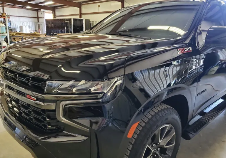 Black Chevrolet Tahoe Z71 with deep gloss
