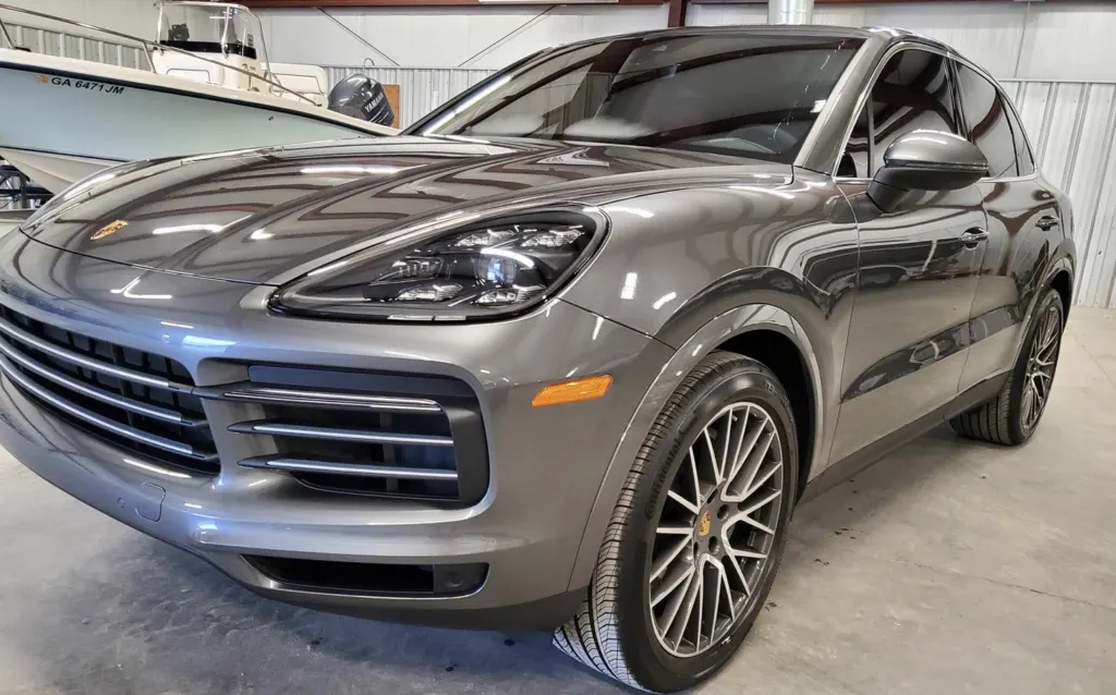 Gray Porsche Cayenne