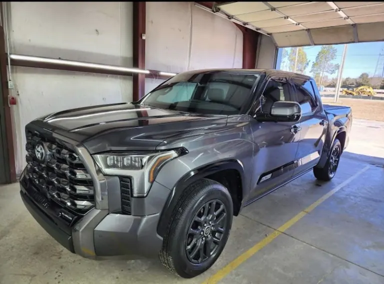 Gray Toyota Tundra pickup