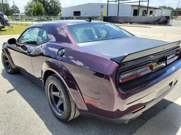 Purple Dodge Challenger